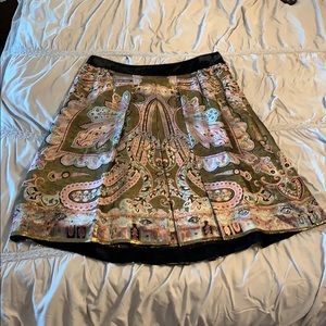 Etro metallic skirt